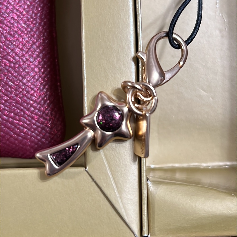 Coach Wristlet with Keychains - Picture 3 of 13